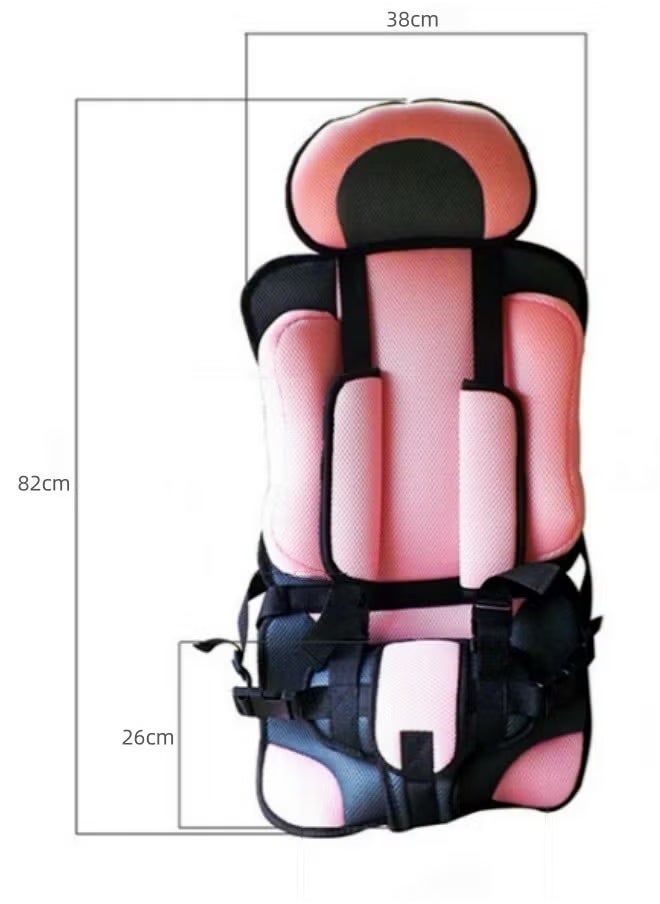 Generic Baby Safety Seat, Child Support Cushion Toddlers Child 3-6 Years Old Foldable Protection Travel Accessories, Adjustable Seat Cushion for High Chair Kids Stroller  - Image 4