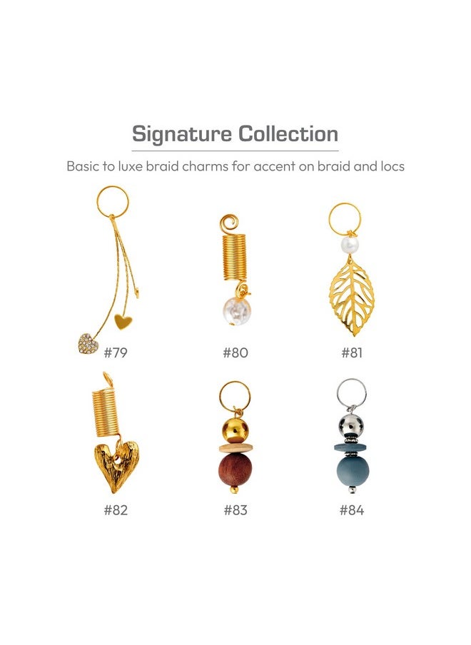 ريد باي كيس RED by Kiss Dreadlock Jewelry Braid Charms Hair Cuffs for Women مضفر الشعر المعلقات مشابك الديكور 3 قطع (79)  - Image 5