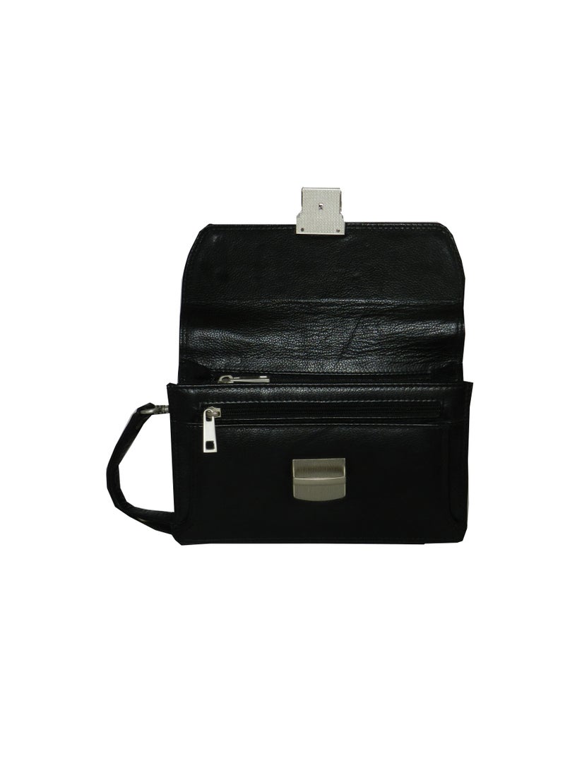 LAVERI LEATHER Laveri Genuine Leather Designer Hand Pouch For Travel  - Image 3