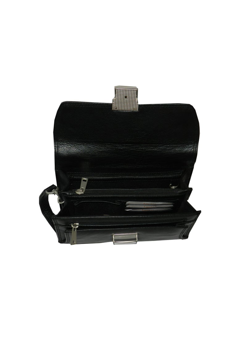 LAVERI LEATHER Laveri Genuine Leather Designer Hand Pouch For Travel  - Image 4