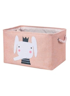 VIO Foldable Cloth Basket Organizer Soft Fabric Storage Bag for Baby Supplies Clothes Nappies Diapers Milk Wipes Creams Washable Canvas Storage Bin for Toys Books Rattles Blocks Assorted  - Image 1
