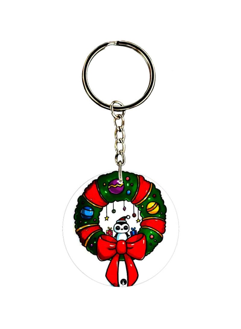 RKN Double Sided Penguin Printed Keychain