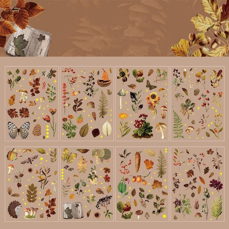 DEOXY Pack of 4 Early Decorative Foam Stickers Morning Series Three-Dimensional Laser and Self-Adhesive 3D Envelope Seal Sticker American Retro Journal Material Decorative Stickers(DX-006) - Image 2