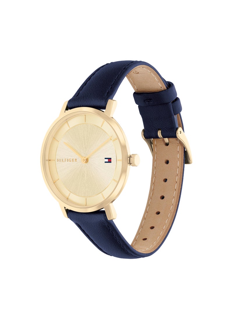 TOMMY HILFIGER Round Analog Women's Champagne Case Watch - 1782733  - Image 2