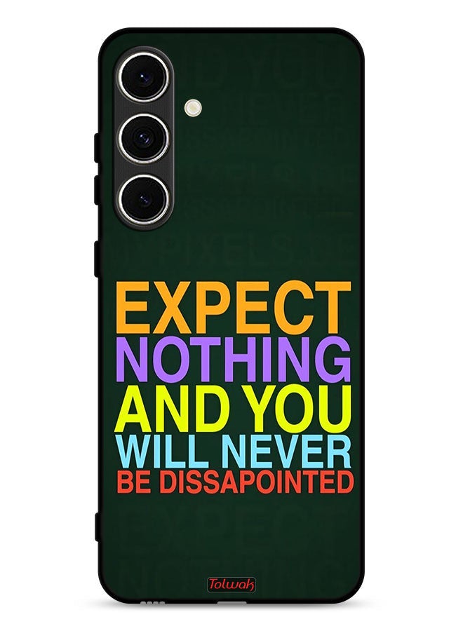 Tolwak Samsung Galaxy A56 5G Protective Case Cover Expect Nothing And You Will Never Be Disappointed - Image 1