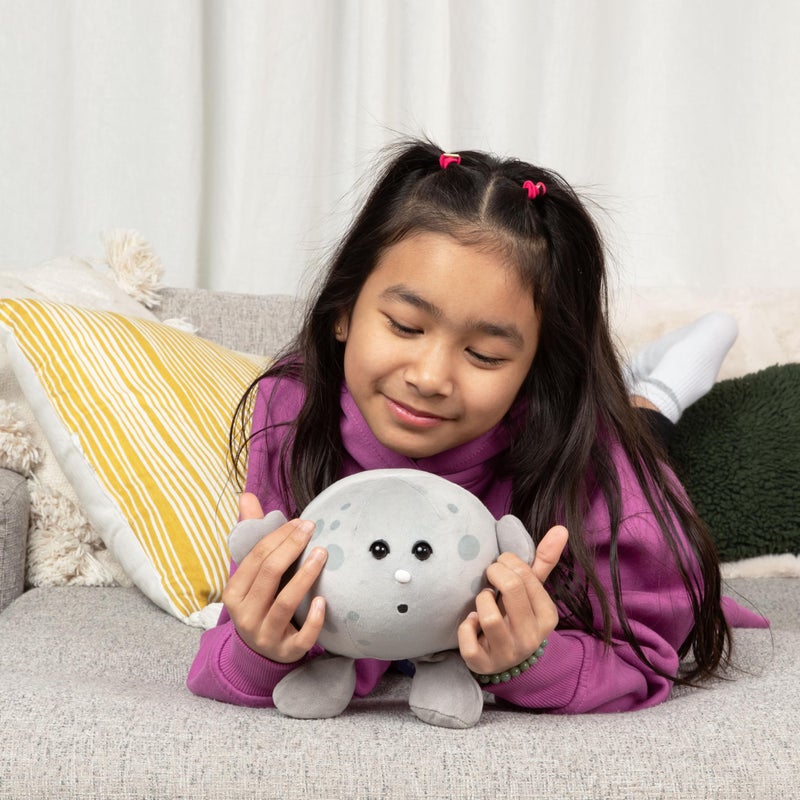 Celestial Buddies Moon Buddy | 8.5" Soft Stuffed Plush, Embroidered Features, Fun Planet Facts Tag for Kids â€“ STEM Learning, Educational Gift, Classroom & Homeschool Science Space Astronomy | 0+ - Image 3