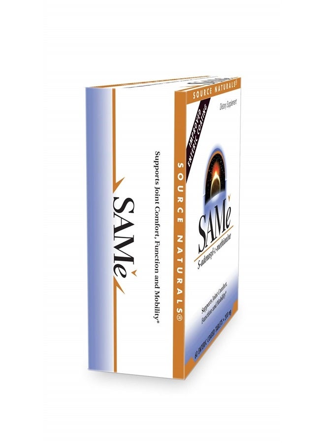 Source Naturals SAMe, Supports Joint Comfort, 200mg - 60 Enteric Coated Tablets - Image 2