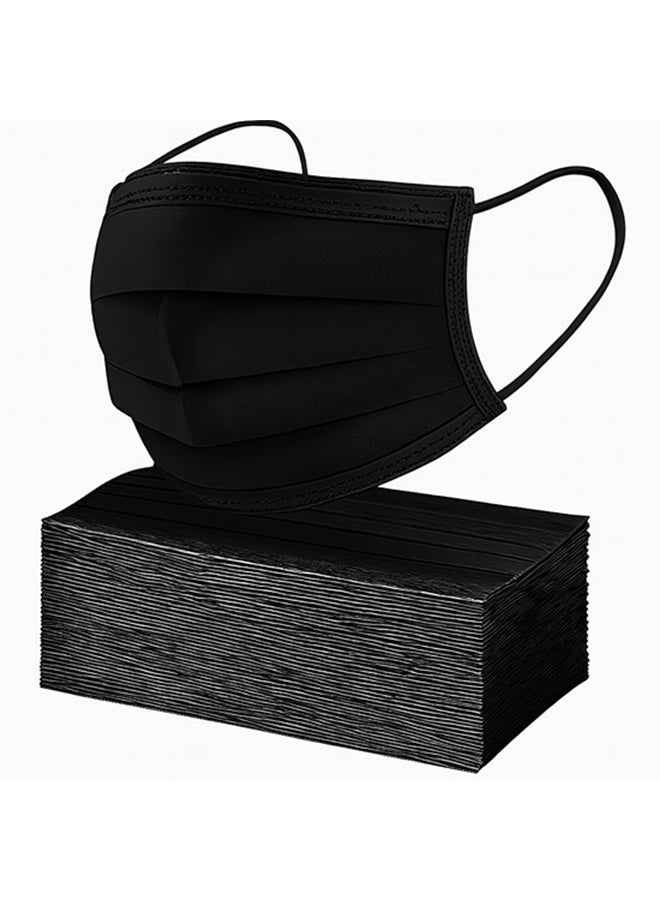 Disposable Face Mask Black Pack Of 50 Pieces - Image 2