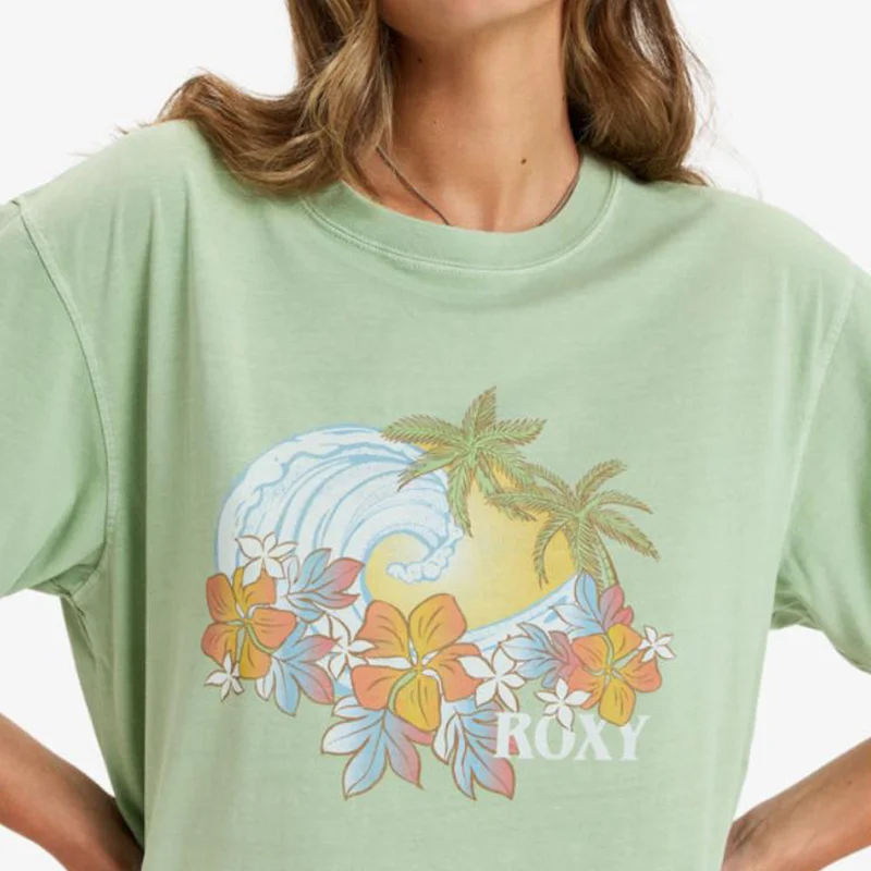 Roxy  Sunnyoversize Short Sleeves T-Shirt - Women for Women | Best Price UAE
