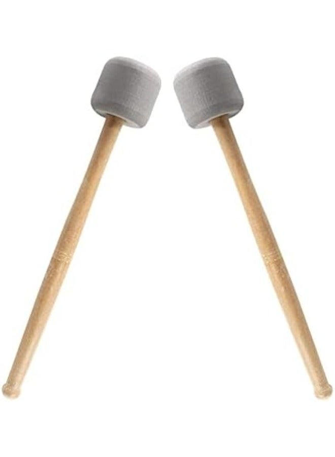 Generic Marching Bass Drum Mallet Drumstick with Foam Head & Wooden Handle Concert Percussion Instrument Accessory - 1 Piece  - Image 1