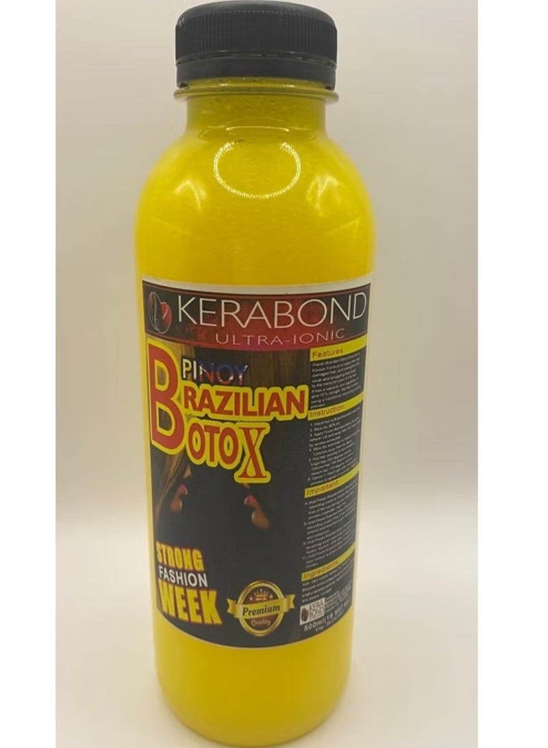 KERABOND Kerabond Ultra Ionic Pinoy Brazilian Botox Hair Treatment 500ml - Strong - Image 1