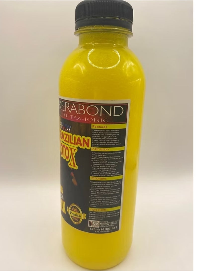 KERABOND Kerabond Ultra Ionic Pinoy Brazilian Botox Hair Treatment 500ml - Strong - Image 3