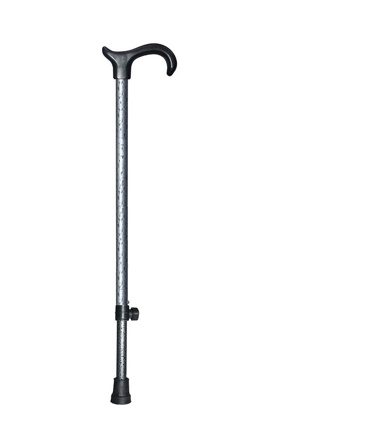 KDS SURGICAL 1 Leg Antique Silver Height Adjustable Walking Stick - Image 2