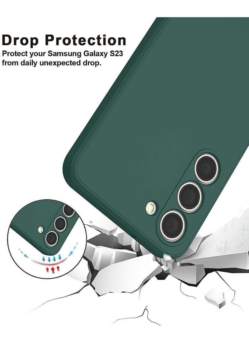 Houmt - Samsung Galaxy S25 Case Cover Liquid Soft Silicone Gel Rubber Galaxy S25 Cover Anti Scratch Shockproof Protective Phone Case for Samsung Galaxy S25 6.1 Inch - Image 1