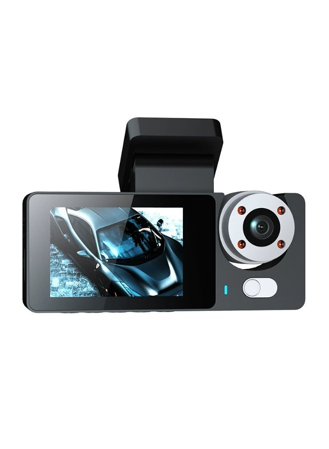 Genrice كاميرا د الوضوح ومسجل قيادة بعدسة مزدوجة أمام 4K خلفية 1080P وبطاقة ذاكرة 64 جيجابايت مدمجة في حلقة WIFI وكاميرا داش بزاوية واسعة 180 درجة - Image 2