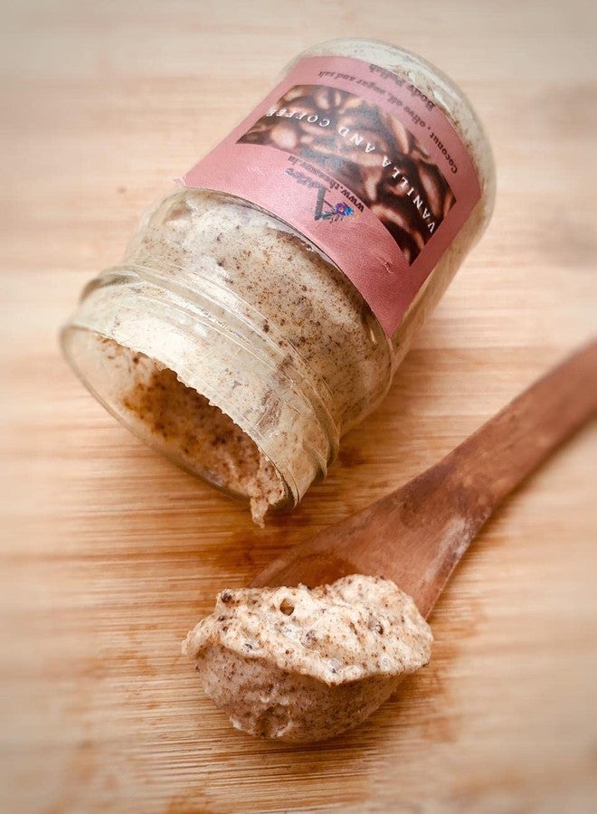 Aster natural coffee and vanilla scrub and handcrafted soap, exfoliation, deep cleanse, tan removal kit, body polish, vegan, Paraben and sulphate free - Image 5