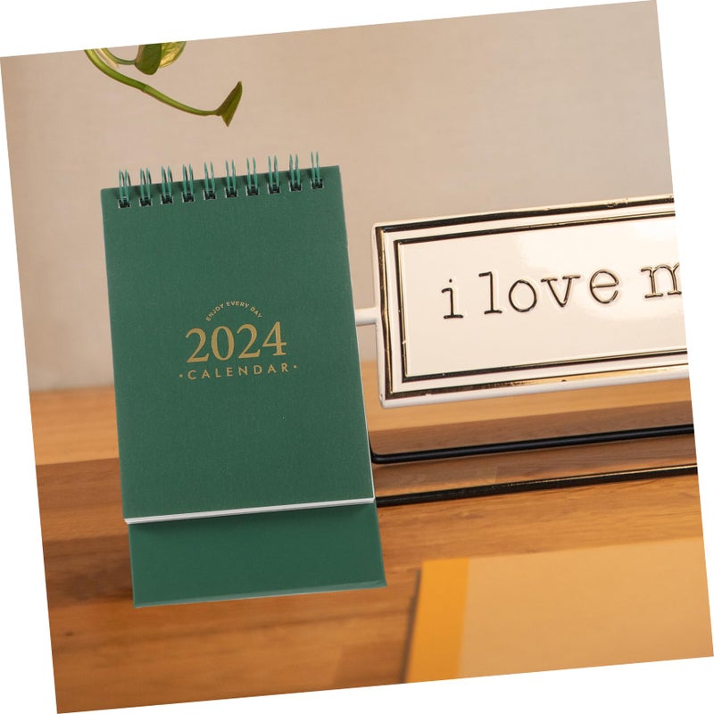 Green Desktop Month Calendar Standing Desk Planner September To December Office Home Workspace - Image 4