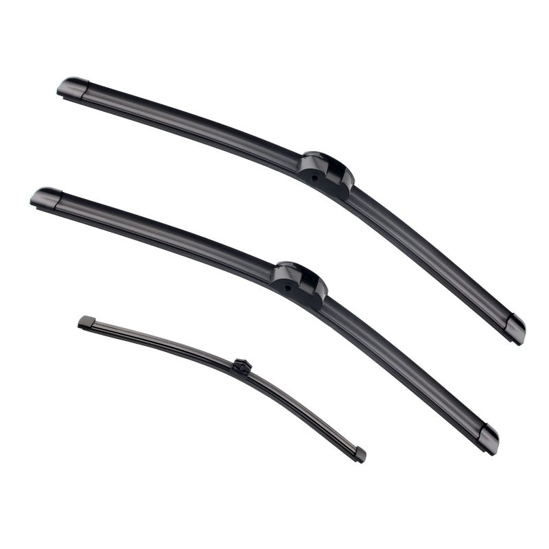 ANIKLUIMÂ® 26"+26" Wiper Blades with 14" Rear Wiper Blade Set Replacement for 2011-2017.09 Porsche Cayenne Volkswagen Touareg Windshield Wipers Original Factory Quality (Pack of 3) - Image 1