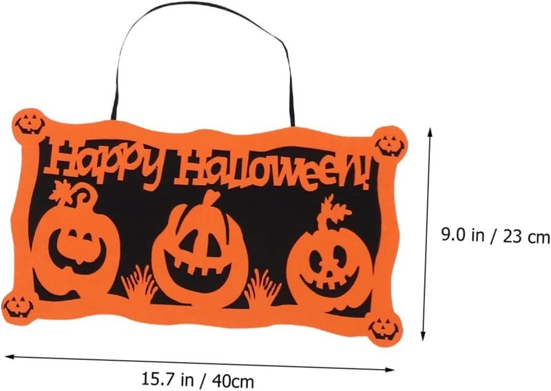 Partysanthe 1 Pcs Happy Halloween Fabric Pumpkin Skull Ghost Hanging Party for Halloween 1pc halloween pumpkin decoration - Image 3