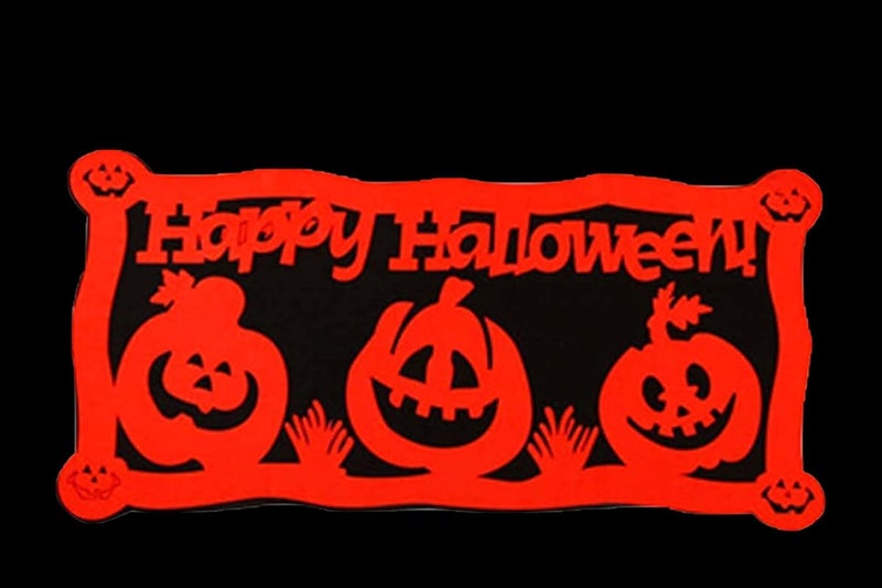 Partysanthe 1 Pcs Happy Halloween Fabric Pumpkin Skull Ghost Hanging Party for Halloween 1pc halloween pumpkin decoration - Image 2