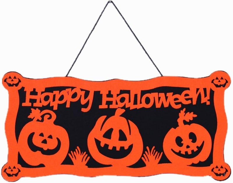 Partysanthe 1 Pcs Happy Halloween Fabric Pumpkin Skull Ghost Hanging Party for Halloween 1pc halloween pumpkin decoration - Image 1