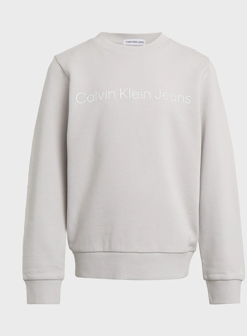 Calvin Klein Jeans Kids Logo Sweatshirt