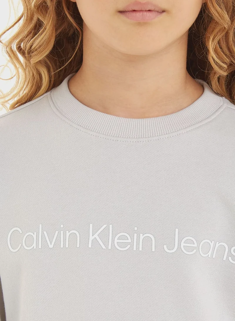 Calvin Klein Jeans Kids Logo Sweatshirt