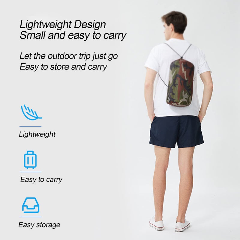 Sleeping Bag 3-4 Seasons Indoor Outdoor Use Backpacking and Camping Travel Hunting Gift (Summer, Spring, Autumn, Winter) Warm Cool Weather Lightweight,Dark Blue-1.6kg - Image 4