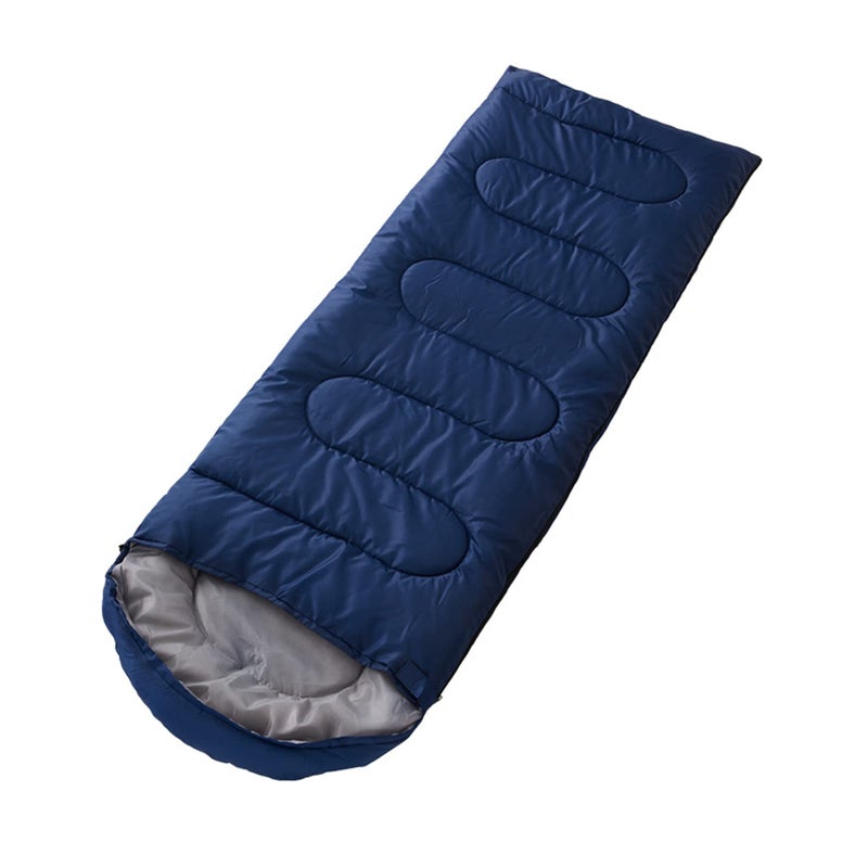 Sleeping Bag 3-4 Seasons Indoor Outdoor Use Backpacking and Camping Travel Hunting Gift (Summer, Spring, Autumn, Winter) Warm Cool Weather Lightweight,Dark Blue-1.6kg - Image 1