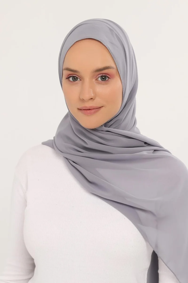 التوبة Ready Luxury Practical Hijab Chiffon Shawl