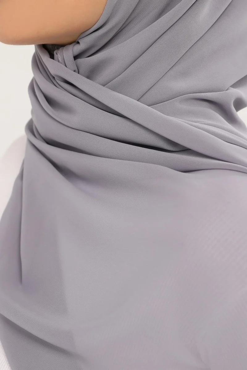 التوبة Ready Luxury Practical Hijab Chiffon Shawl