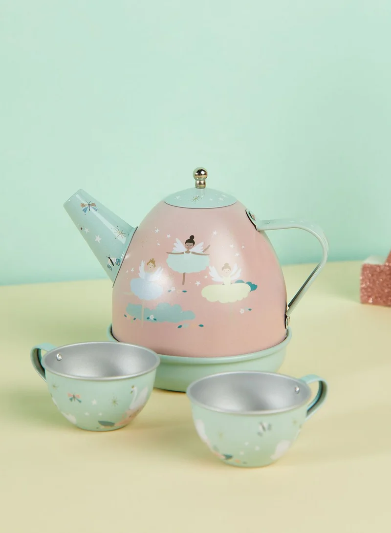 Floss & Rock Enchanted Musical Tin Tea Set