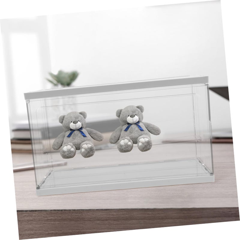 Clear Acrylic Display Case For Collectible Figures Toys Dust Proof Storage Box - Image 5