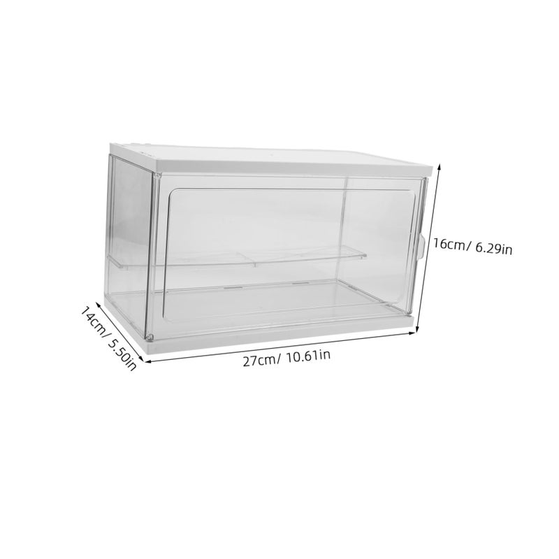 Clear Acrylic Display Case For Collectible Figures Toys Dust Proof Storage Box - Image 3