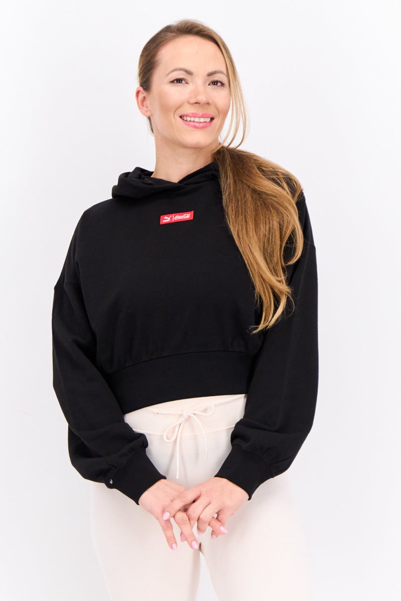 PUMA Puma x Coca Cola Women Sportswear Fit Outdoor Hoodie, Black  - Image 1