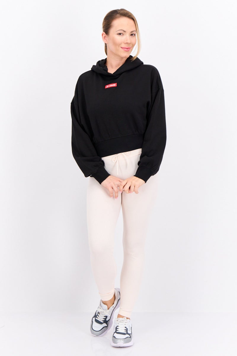 PUMA هودي رياضي خارجي للنساء من بومة × كوكا كولا، أسود - Image 4