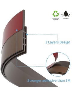 SKY-TOUCH 2 packs 1 Meter Each Door Seal Strip Door Draft Stopper Weather-Resistant Soundproof Door Sweep Weather Stripping Door Draft Excluder to Prevent Dust Air and Insects  - Image 2