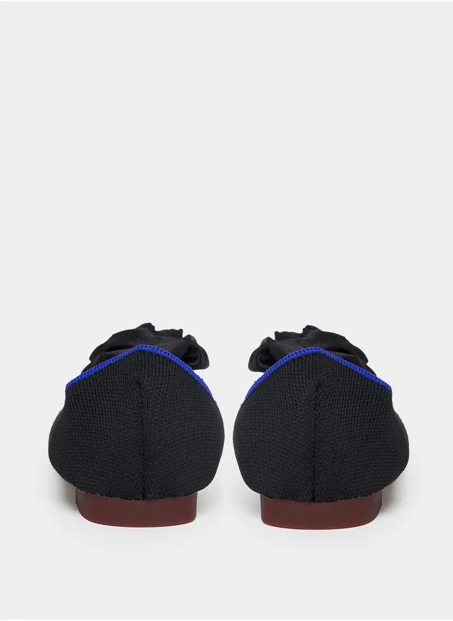 Styli Flower Design Ballerina Shoes