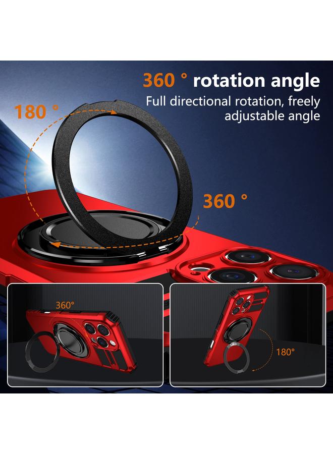 erorex Case For iPhone 16 Pro Max Rotating Magnetic Holder Phone Case - Image 4