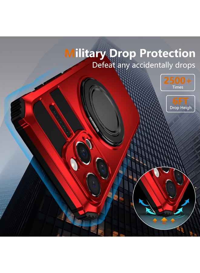 erorex Case For iPhone 16 Pro Max Rotating Magnetic Holder Phone Case - Image 3