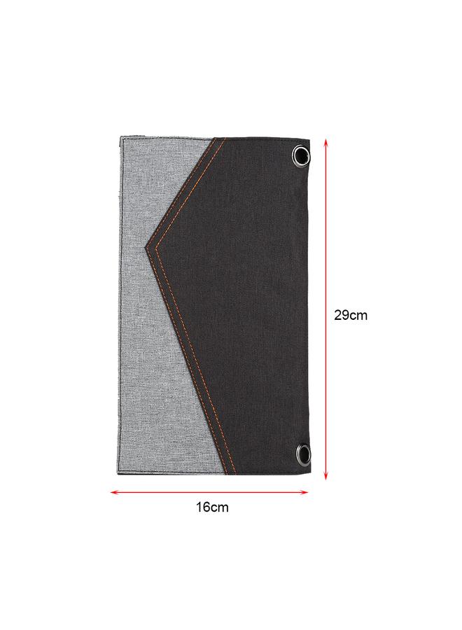 Thoraya Portable Foldable Outdoor Solar Sun Charger Power Supply Dual Charging USB Interfaces (14W)  - Image 2