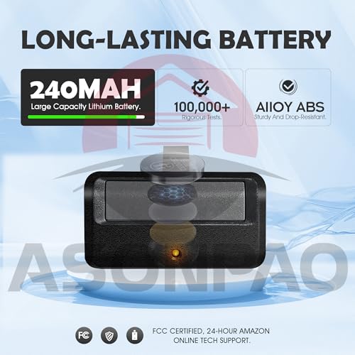 ASONPAO 2X 891LM LiftMaster Garage Door Opener Remote, 2011-Present Models, Yellow Learn Button, 3-Year-Warranty - Image 3