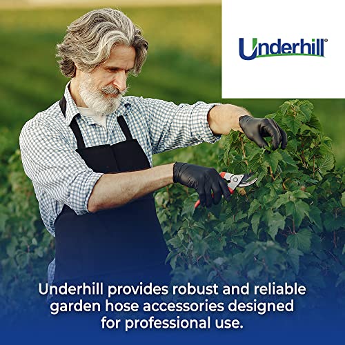 Underhill Garden Hose Adapter, Connector, Heavy-Duty, Solid Brass Fittings, 1-Inch Male Hose Thread x 3/4-Inch Female Hose Thread, A-BA107MF - Image 5