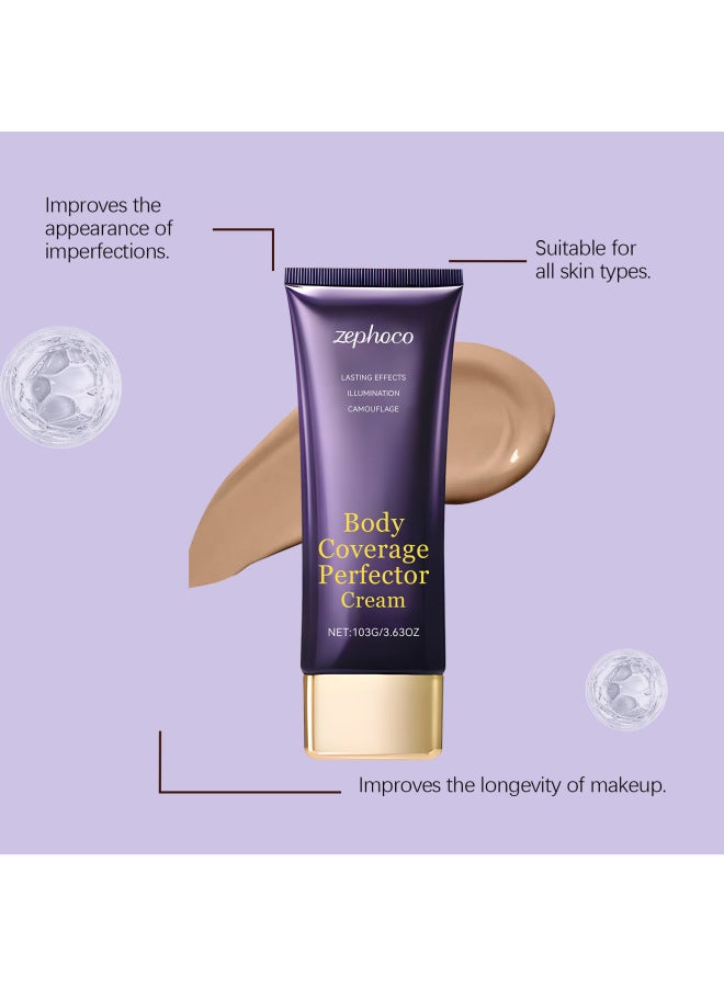 zephoco Body Concealer Series Effectively Covers Imperfections And Blends Naturally With Skin Tone, Suitable For Both Face And Body Use - Image 3