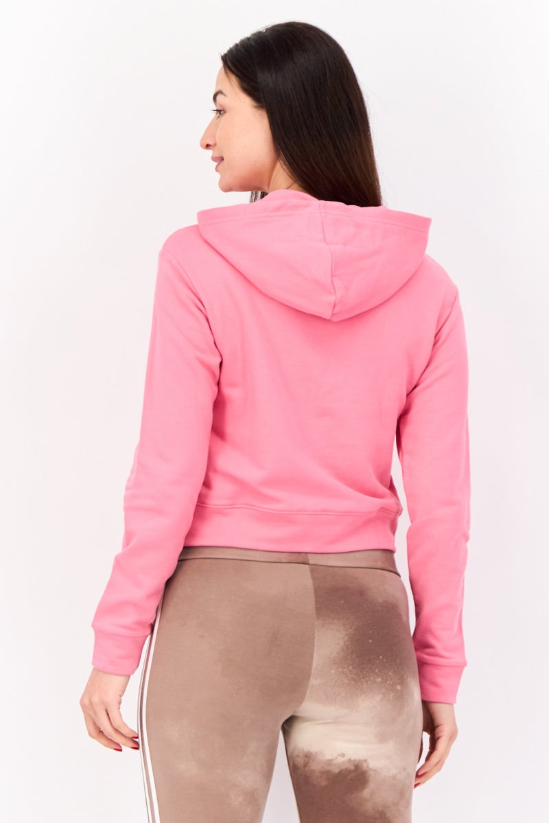 adidas Originals Women Sportswear Fit Long Sleeves Training Hoodies, Pink - Image 3