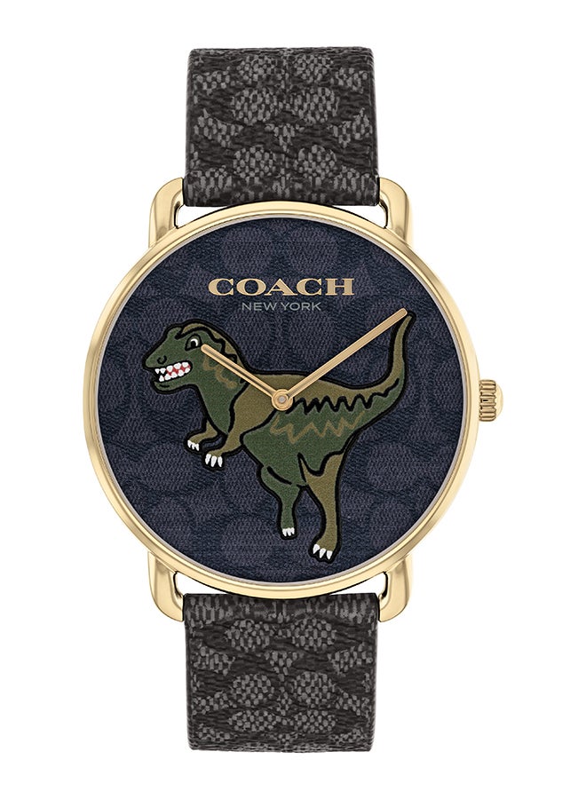 COACH Men's Analog Round Shape Alloy Wrist Watch 14602672 - 41 Mm  - Image 1