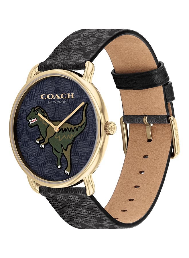 COACH Men's Analog Round Shape Alloy Wrist Watch 14602672 - 41 Mm  - Image 2