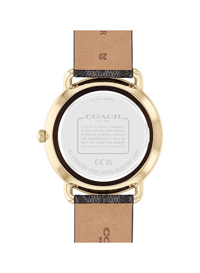 COACH Men's Analog Round Shape Alloy Wrist Watch 14602672 - 41 Mm  - Image 3