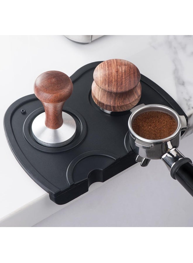 Chabeia Espresso Coffee Tamper Mat, Silicone Espresso Hand Tampers Non-Slip Coffee Machine Accessories for Home, Kitchen, Office, Bar, Store, Coffee Shop（Large） - Image 5
