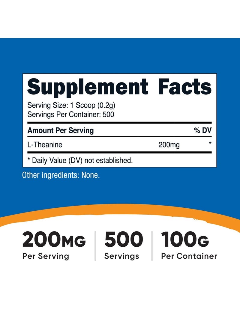 Nutricost L-Theanine Powder 100g - Image 2